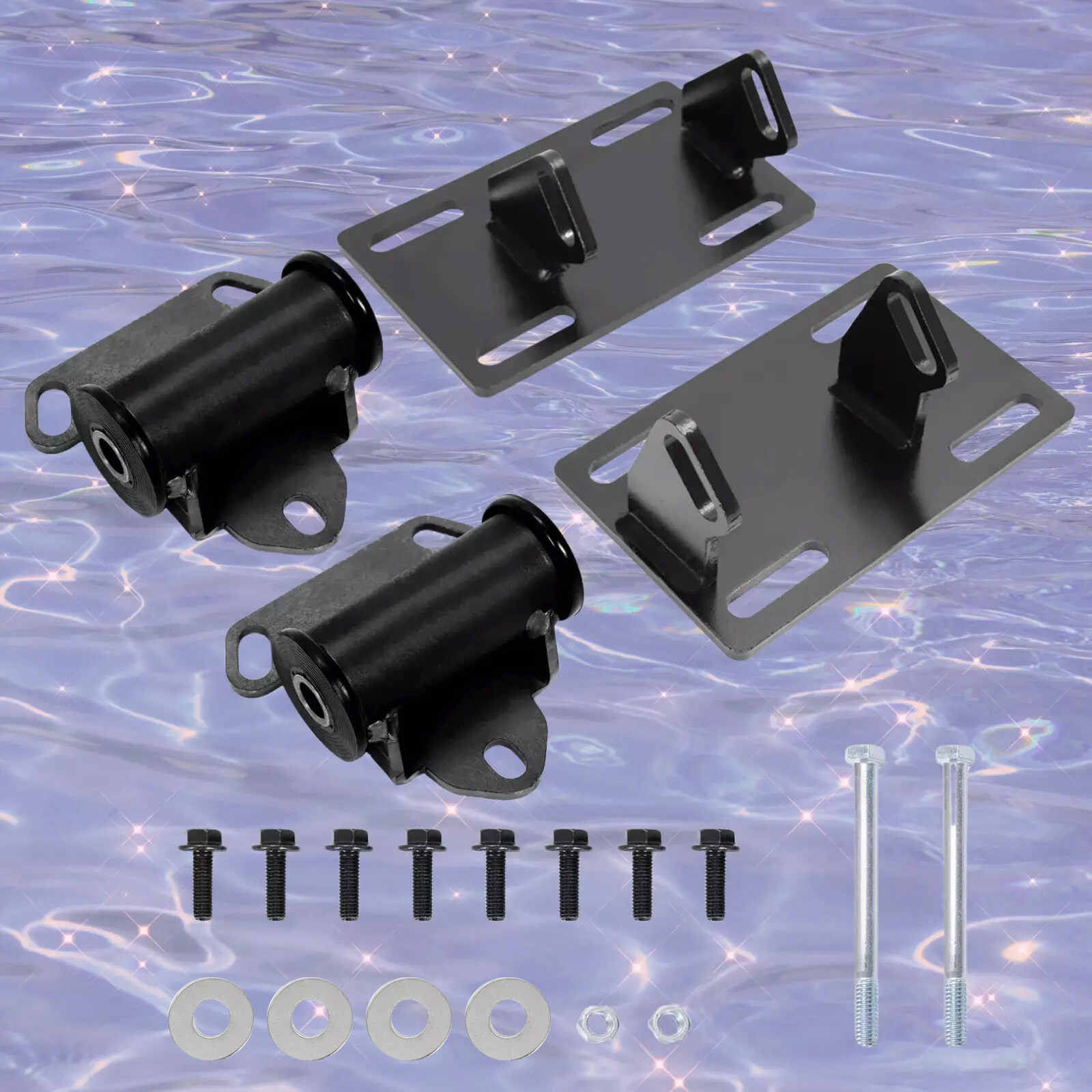 For Chevy LS S10 S15 LS1 LS2 LS6 Sonoma 82-05 V8 Swap Mounts Motor Engine Mounts