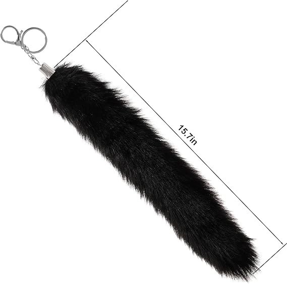 "Faux Fox Tail - Artificial Fur Cosplay Tail for Masquerade & Halloween "