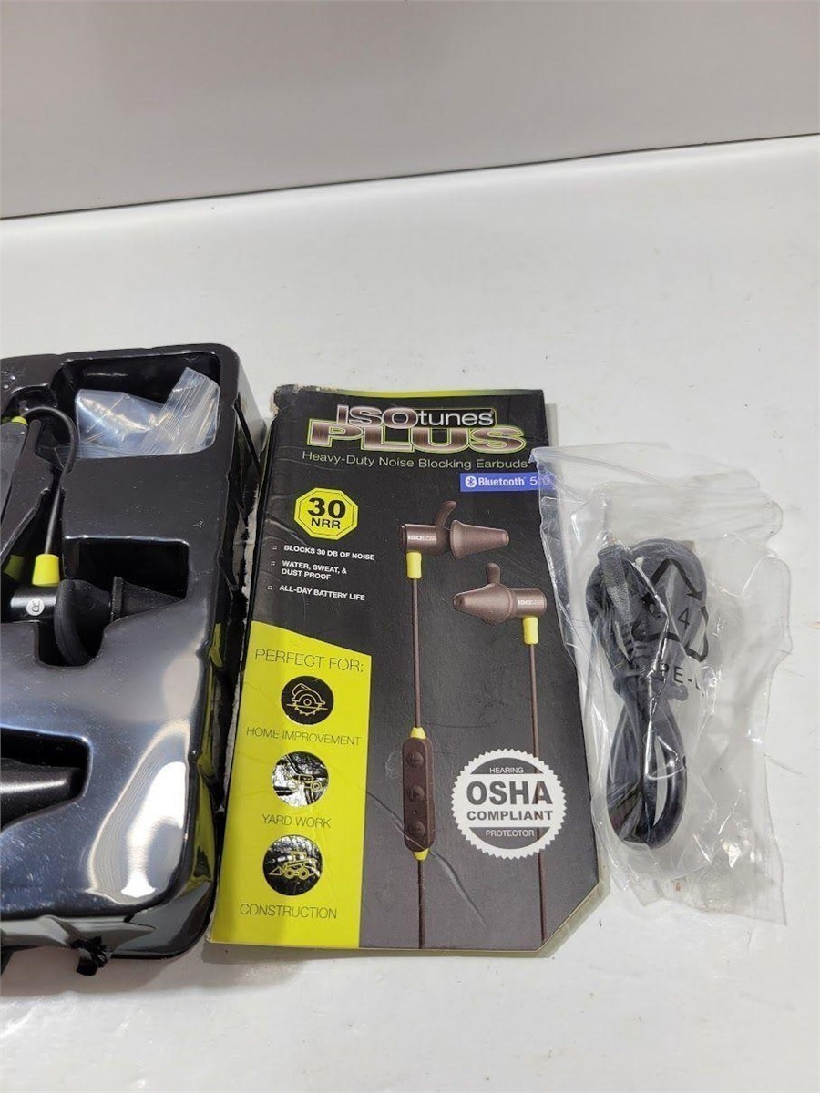 ISOtunes Plus Heavy-Duty Noise Blocking Earbuds 30 NRR