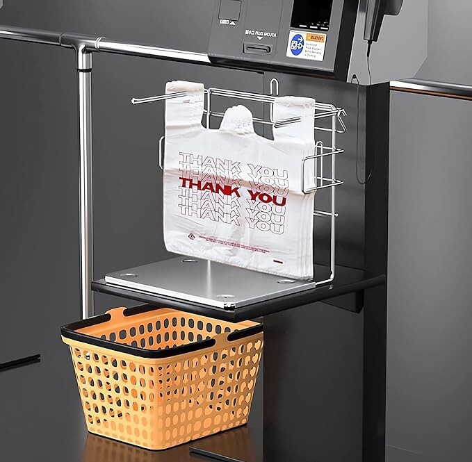 THANK YOU T-Shirt Bags 11.5" x 6.5" x 21" White Plastic Shopping bag 50 - 1000