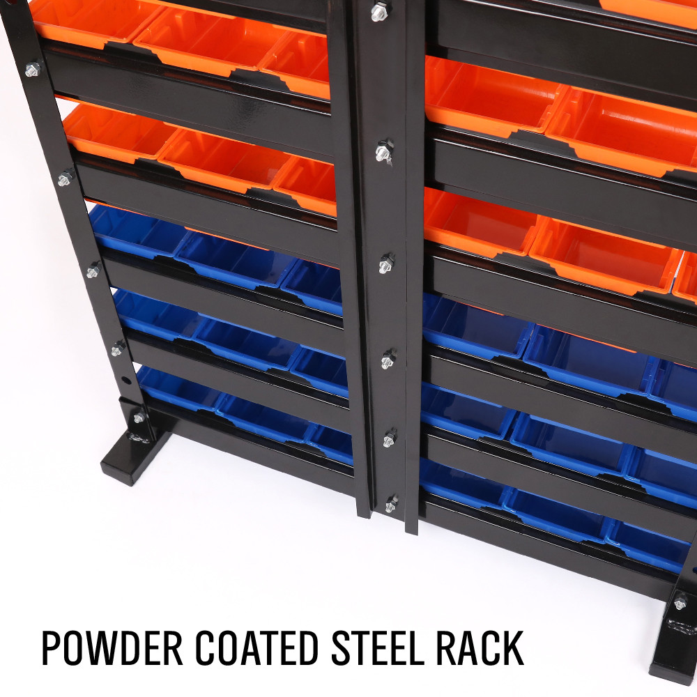 36 Bin Storage Box Rack 6 Shelf Shelving Commercial Storing Shelves Organizer