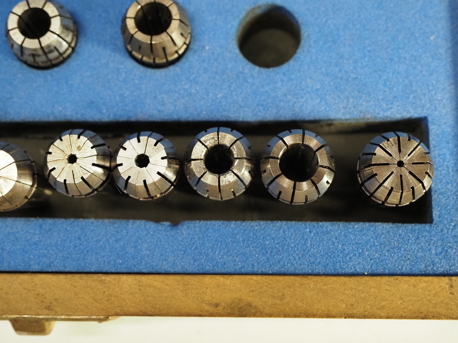 ER16 collet set with ETM box and wrench