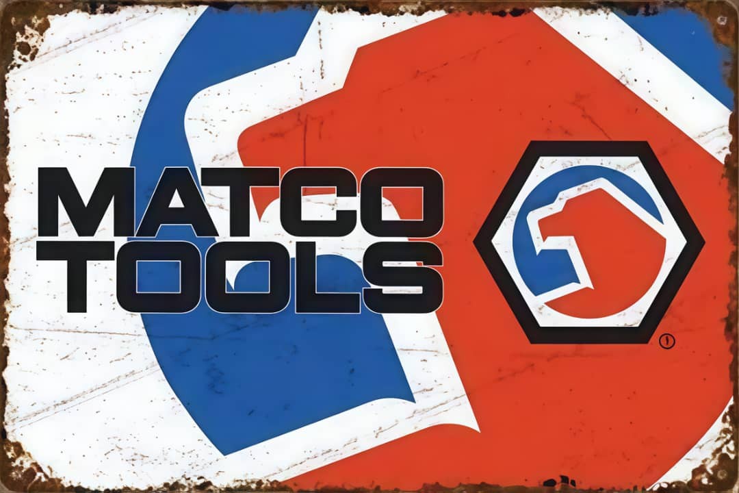 Matco Tools Red White And Blue Vintage Look Metal 8x12 Advertising Tool Sign