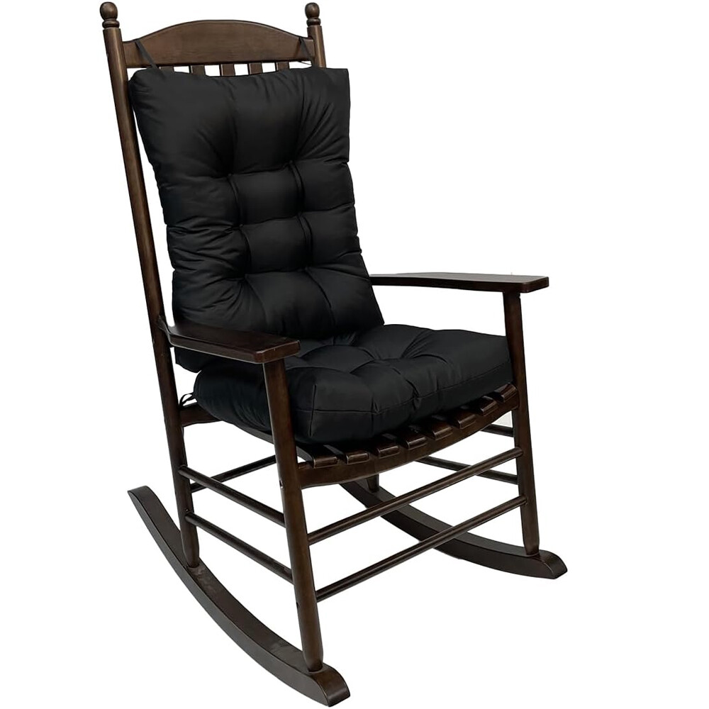 2 Pack Rocking Chair Cushion Set Soft Seat & Back Pad for Recliner, Office