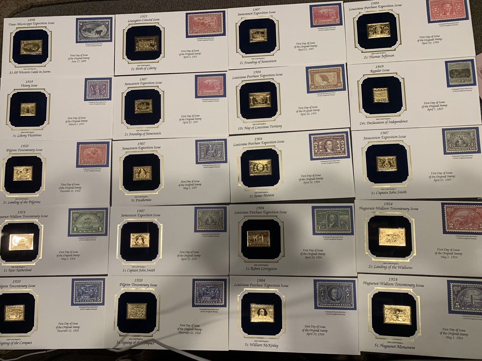 Huge American History First Day Cover Sets—183 Pieces. Please See All Pics