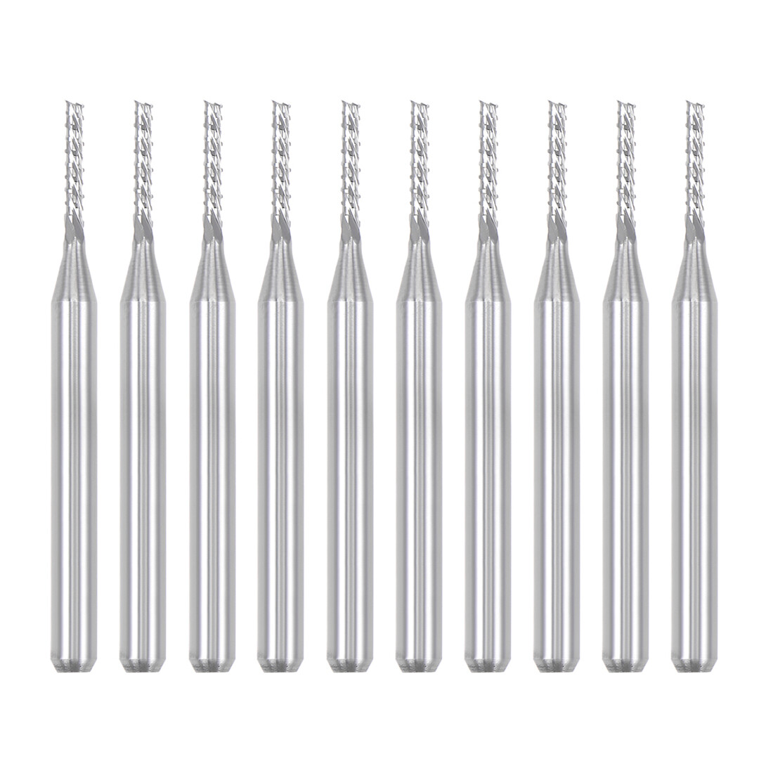 10Pcs 1.4mm Carbide End Mill Engraving Milling Cutter CNC Router Bits 1/8" Shank