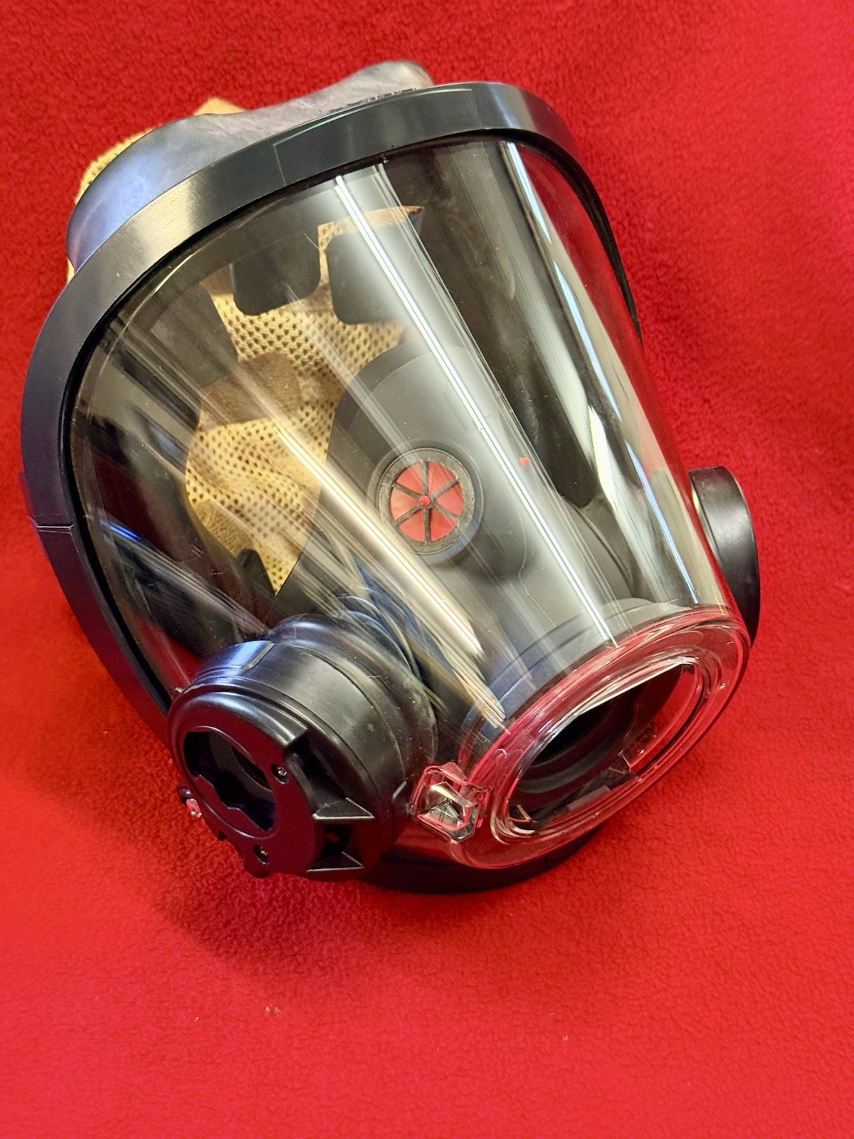 Scott AV-3000 HT -Mask w/ Voice Amp Adapter - Firefighter MASK Size - MEDIUM