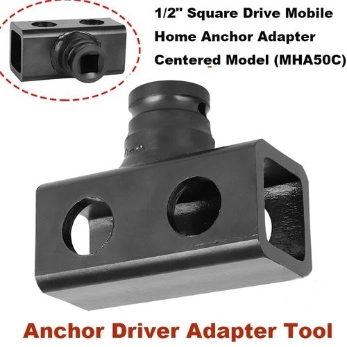 Ground/Earth/Utility/Eye/Mobile Home/Hurricane Anchor Driver Adapter Tool MHA50C