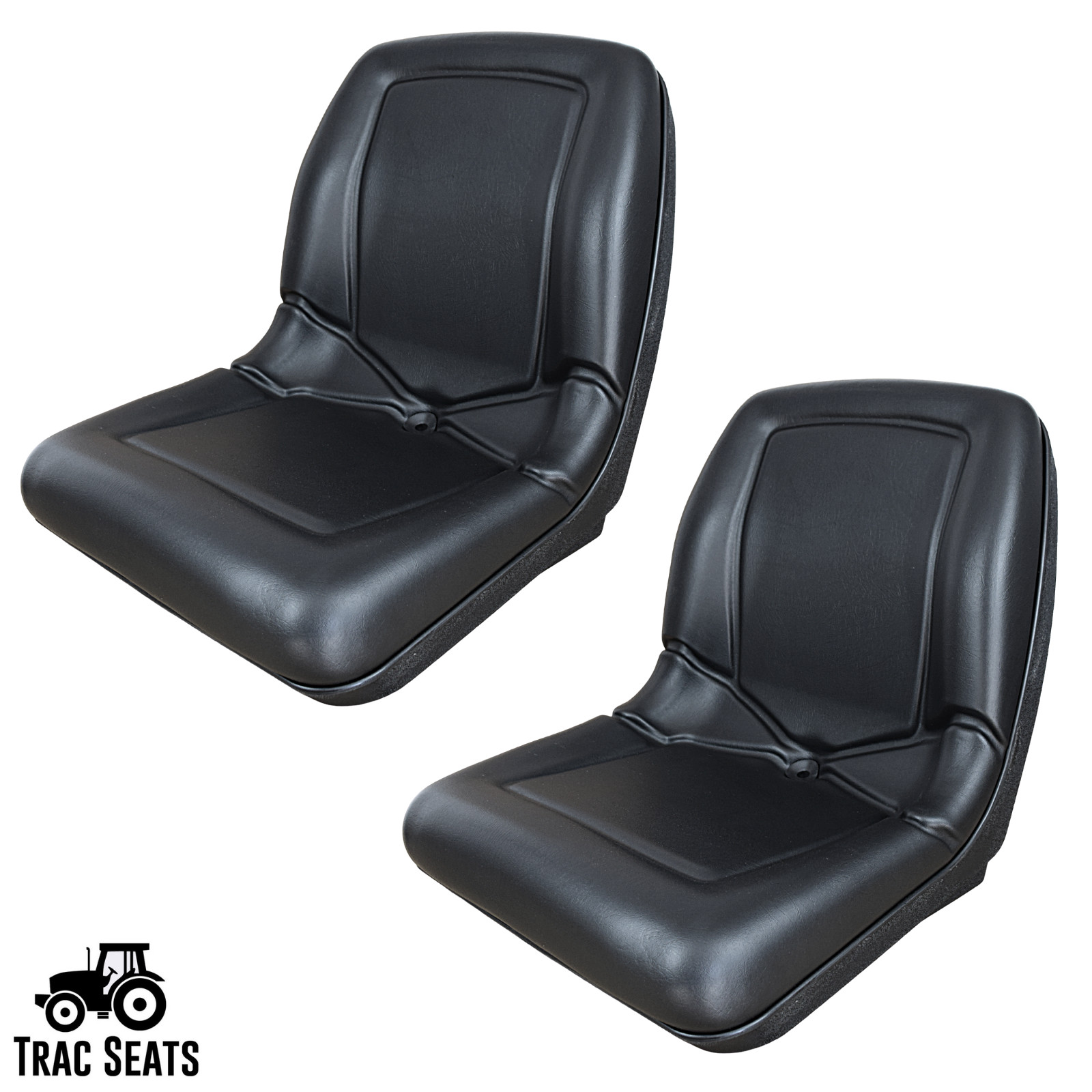 Two (2) Black High Back Seats for Artic Cat Prowler 550 650 700 1000 (1506-925)