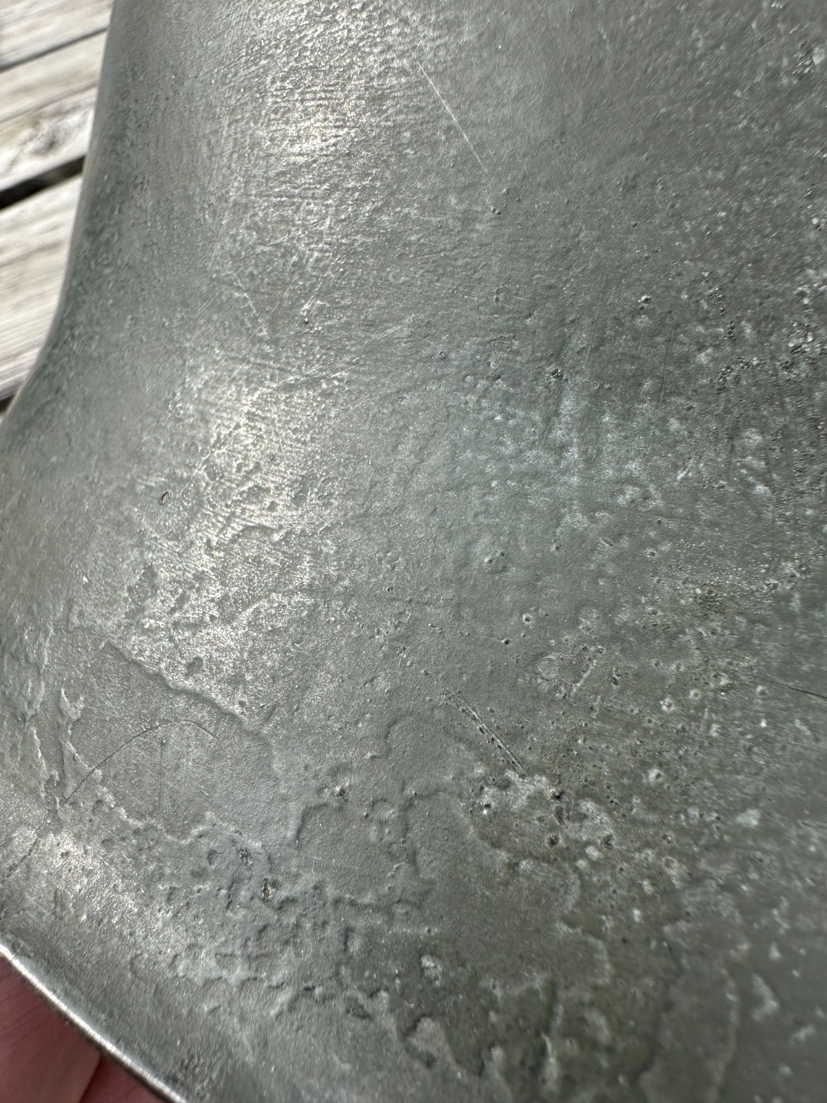 Original German M42 Combat Helmet Stahlhelm - Ex Snow Camo!