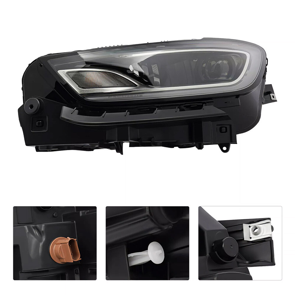 Full LED Headlight For 2021-2025 Chrysler Pacifica w/ Bulbs Left+Right Pair