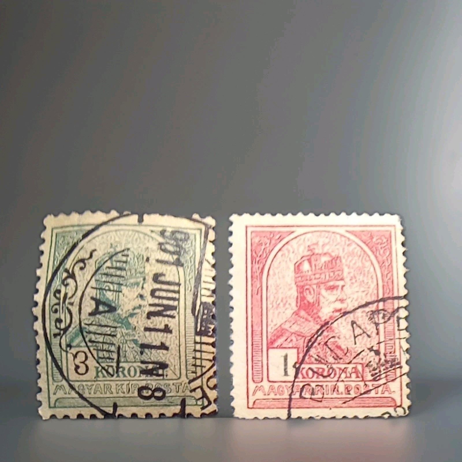 1900s Hungry Stamps A Set Of 4 OfThem3k Sea Green&2Kblue SuperHighScottValue!