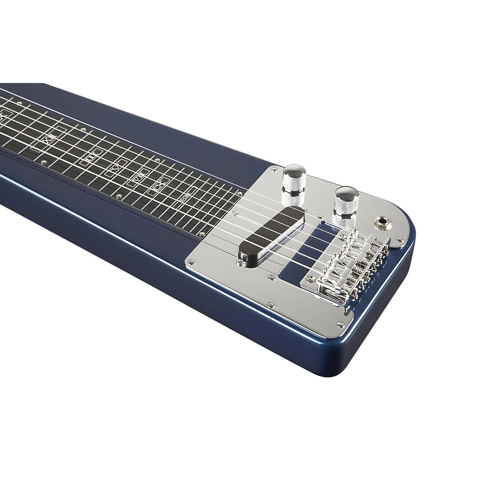 Rogue RLS-1 Lap Steel Guitar with Stand and Gig Bag Metallic Blue