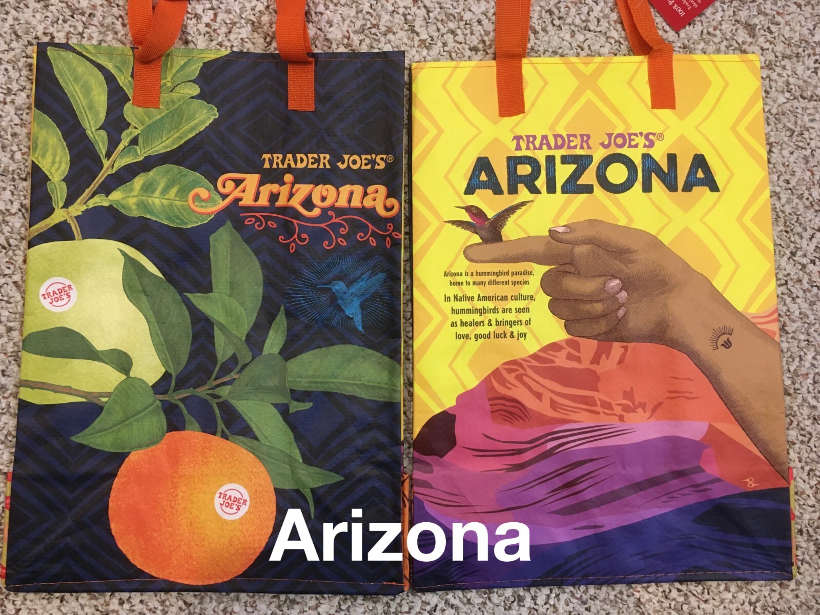 UPick 1 (42Choices) Trader Joe's ECO Reusable Shopping Grocery Gift Tote Bag NWT