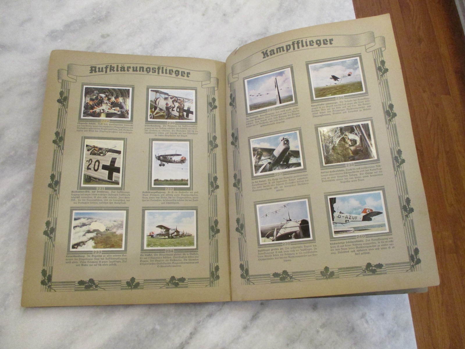 DIE DEUTLCHE WEHRMACHT - CIGARETTE CARDS PHOTO ALBUM - 1936 GERMAN - COMPLETE