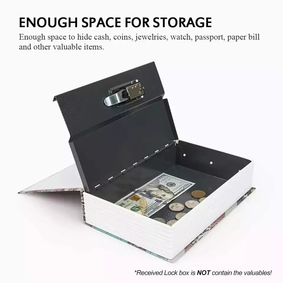 itek RT 66 Secret Storage Book Tin Security Combination Lock Diversion Safe Box