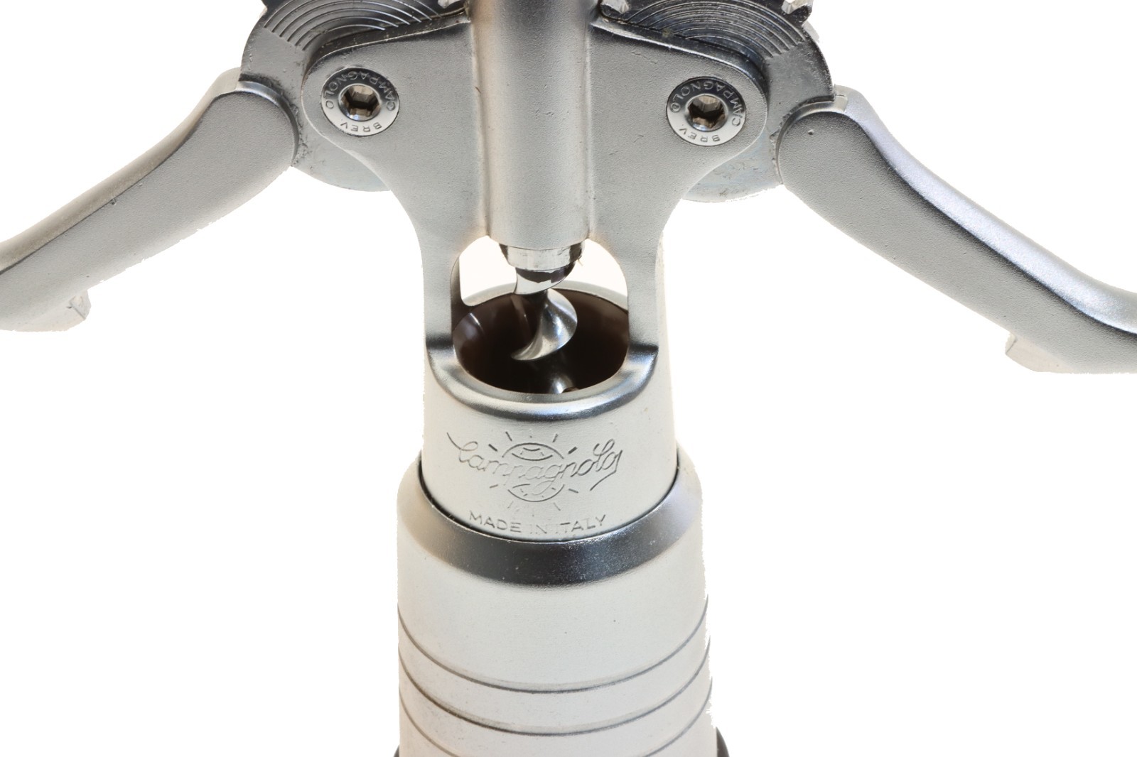 Campagnolo Big Corkscrew Satin Silver w/Box IL CAVATAPPI Wine Opener 12" NEW