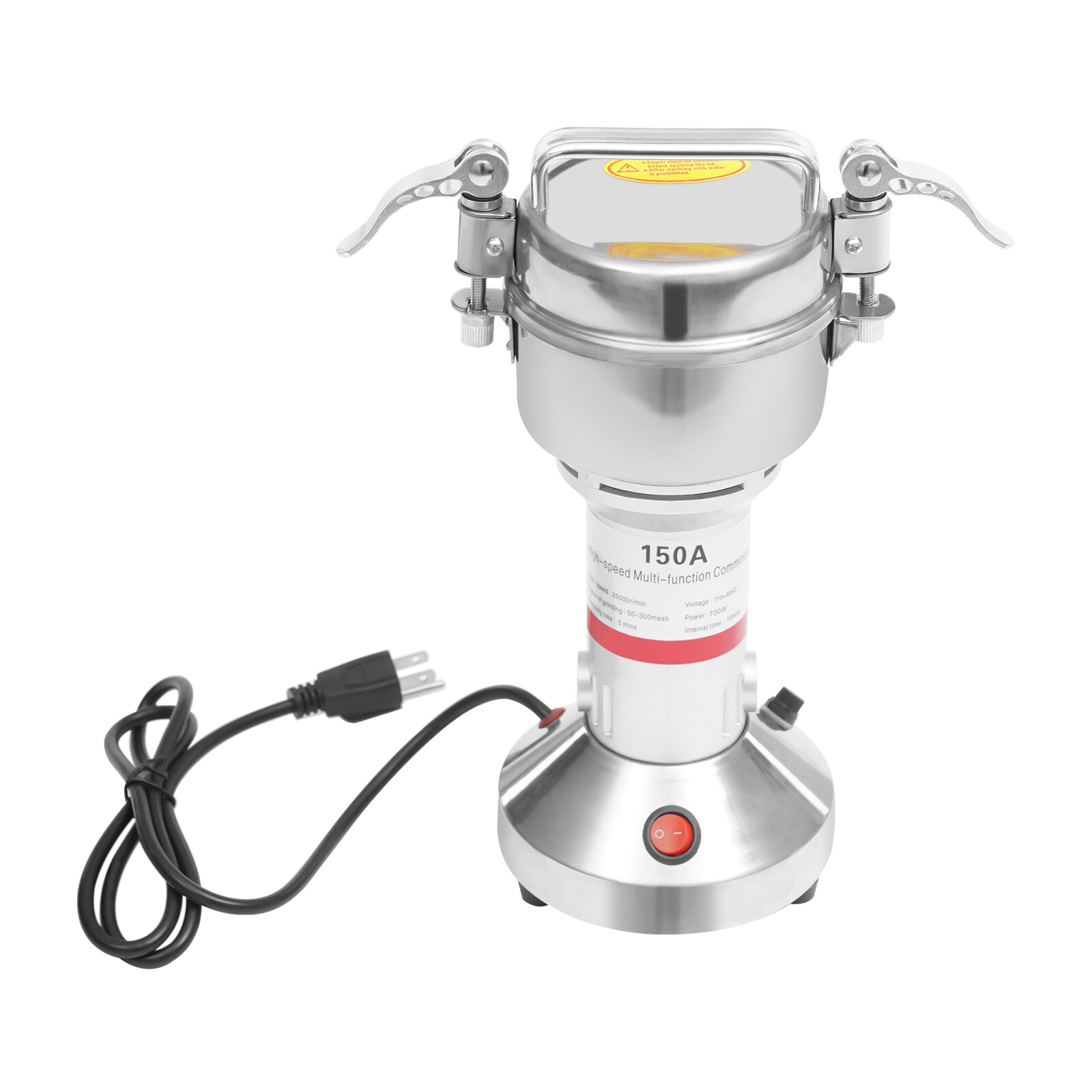 Electric Grain Mill Grinder Machine Stainless Steel Grinding Tool For Commerce