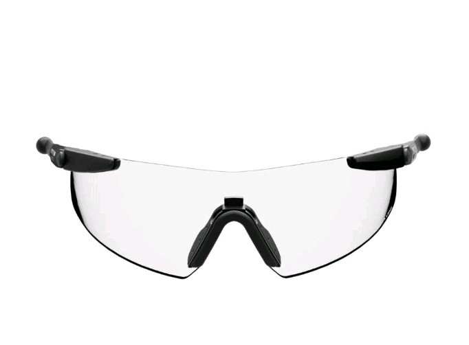 Magna Lens Shooting Glasses Clear Lens w/ Case & Pouch Magnetic Earmuff Fit