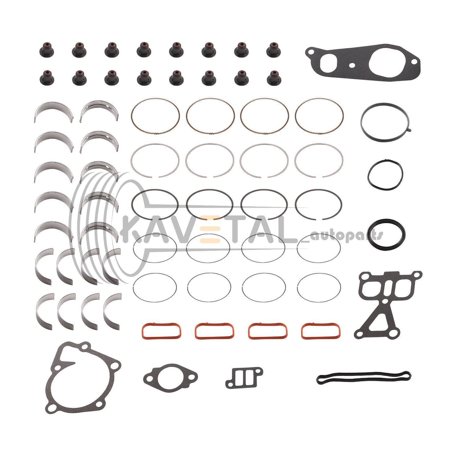 G4KJ 2.4L Engine Rebuild Piston Gasket Kit w/ Crankshaft & Rods For HYUNDAI KIA