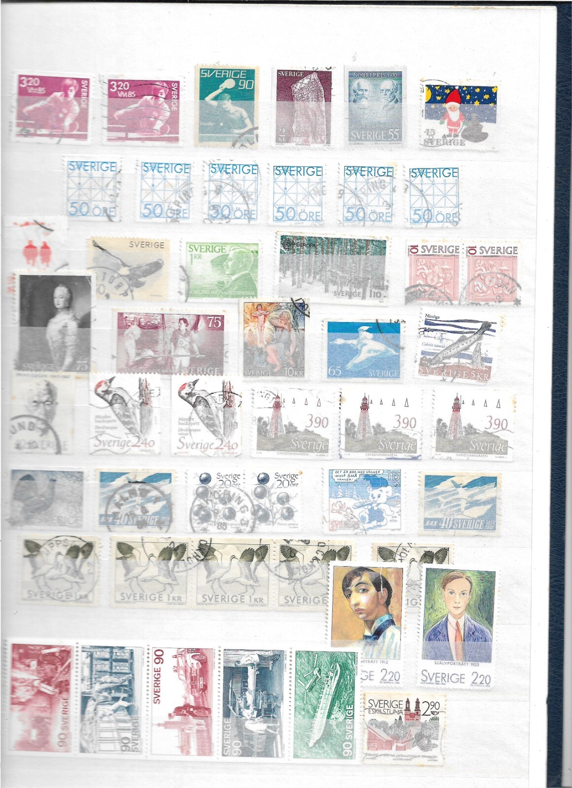 Excellent Sweden collection in stockbook!!