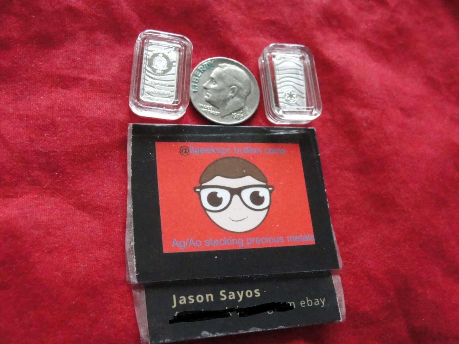 One - 1 gram .999 Pure Silver Mini "Beskar Bar" Star Wars Mandalorian in Capsule