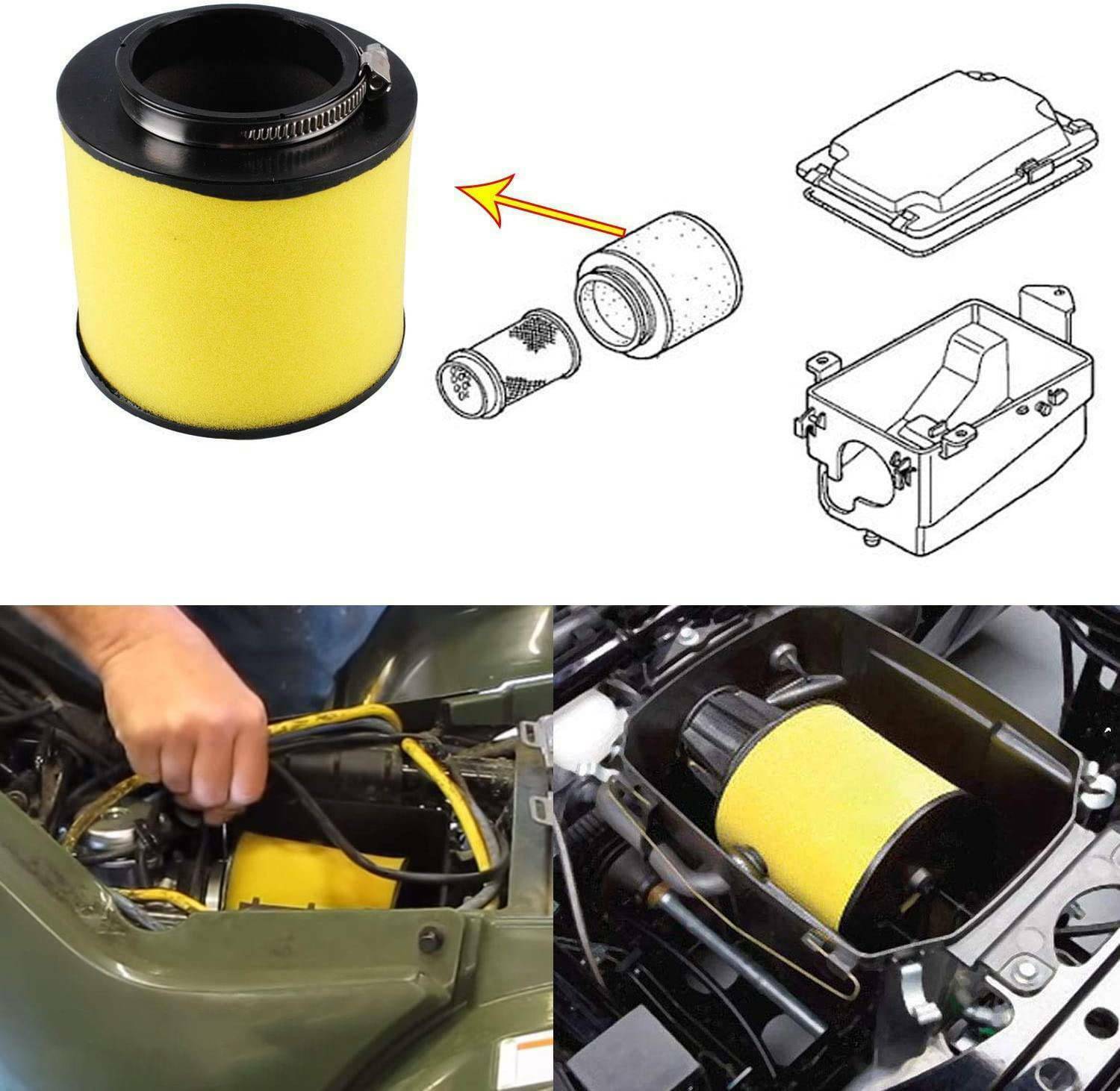 Air Oil Filter Spark Plug Tune Up Kit For Honda Rancher 350 Foreman 400 450