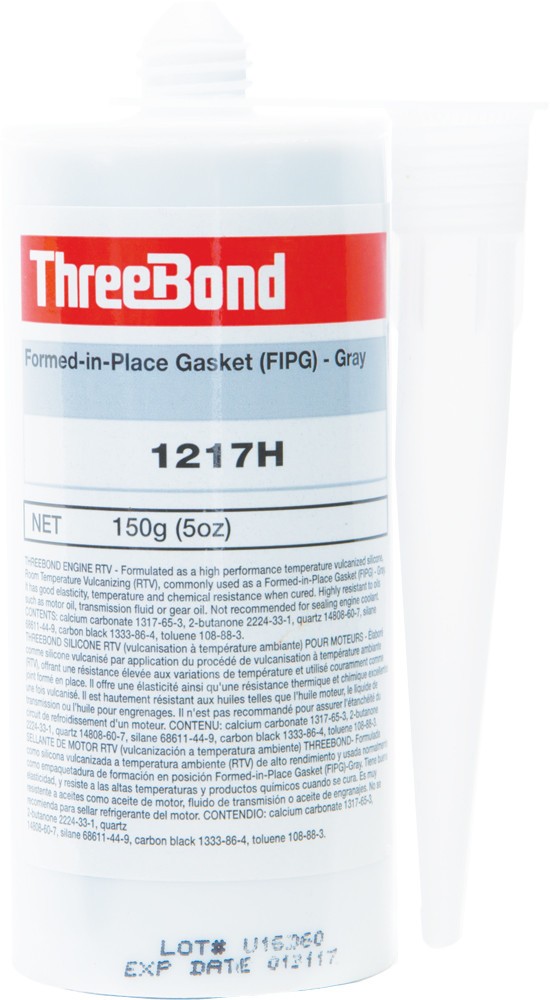 Three fits Bond™ 1217H Engine RTV - 5oz. - Dark Gray