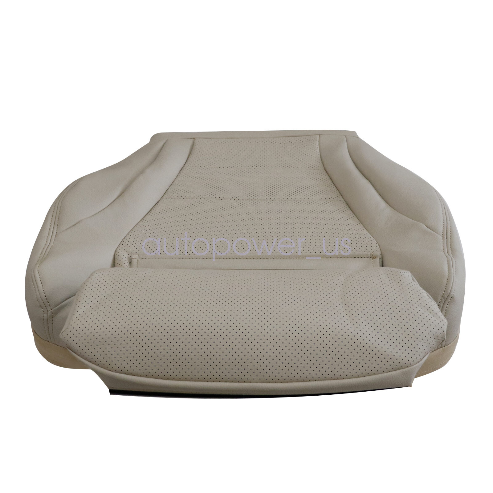 For 2015-2021 Mercedes Benz C300 Driver Bottom Leather Seat Cover Tan