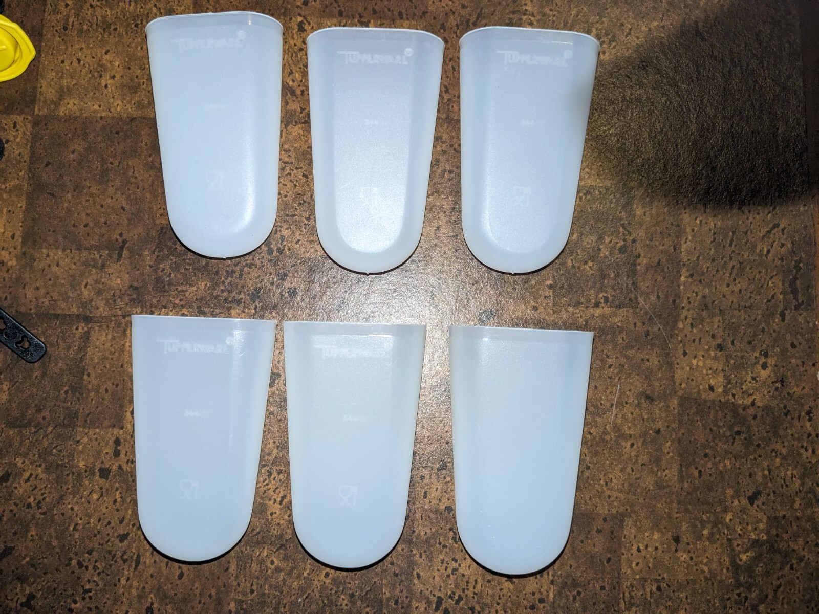 Tupperware Mickey Mouse Set 6 Ice Tups Ice Pop Makers Popsicle w instructions