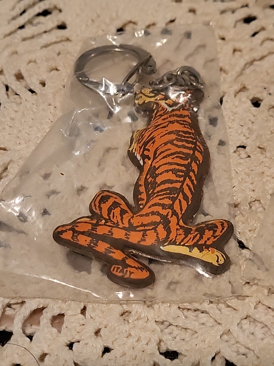 Vtg Esso Exxon Tiger in your Tank Keychains Advertising Sealed New Old Stock
