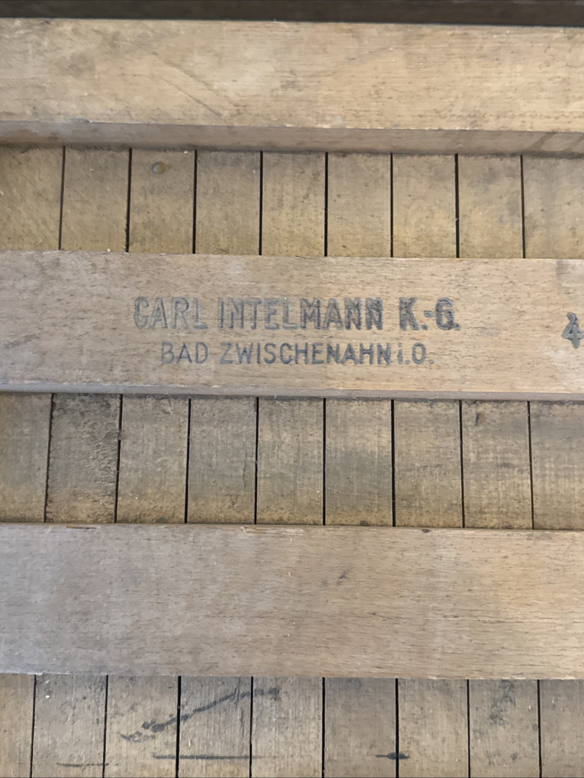 Vintage Antique Wood Tobacco Cigar Mold Press Carl Intelmann