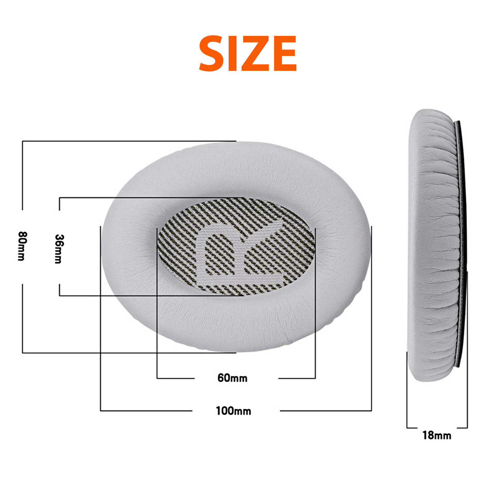 Replacement Ear Cushion Pads for Bose QuietComfort QC35 QC35II Headphone Earpad