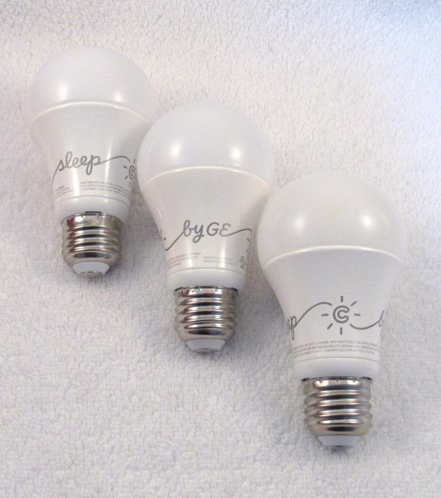 (3) Genuine C By GE C-Sleep A19 Smart LED 850 Lumens 3 Setting 60 Watt Bulbs