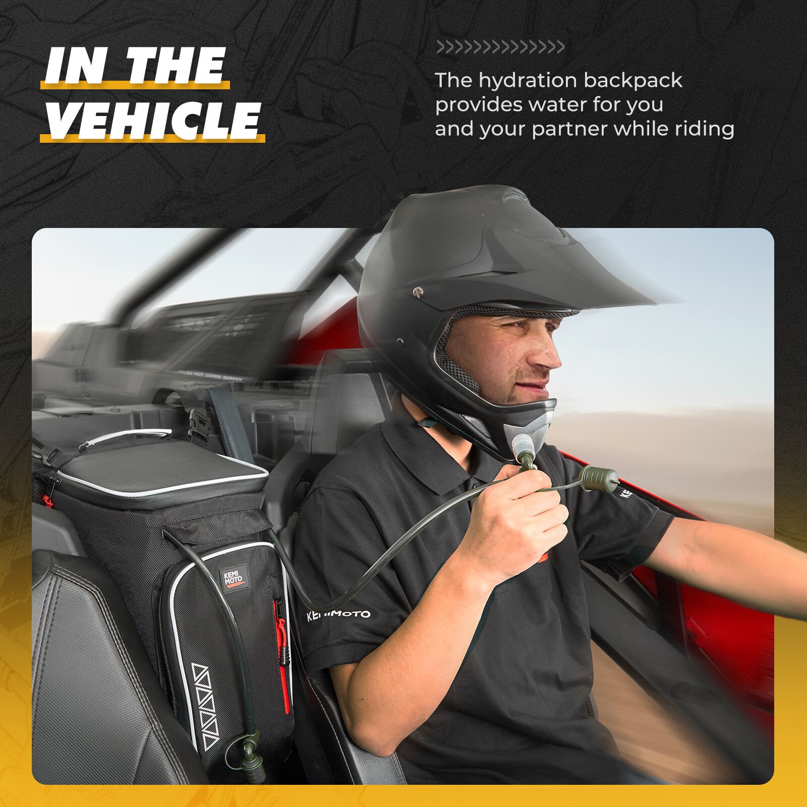 UTV Updated Center Console Seat Storage Bag for Polaris RZR PRO XP /4 2020-2024