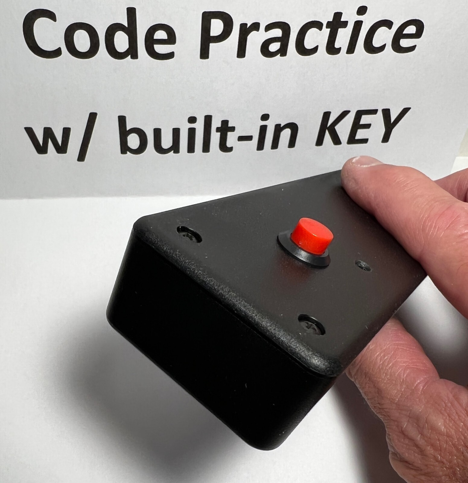 Code Practice Oscillator with BUILT IN KEY only, CW Morse, Must read ad!