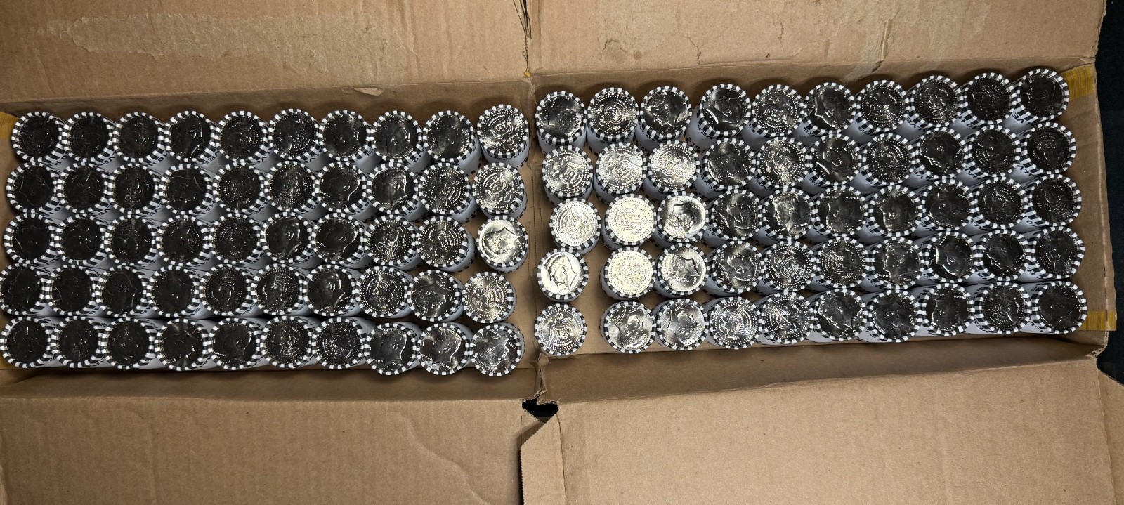 2025-D Kennedy Half Dollar Roll $10 BU Bank Wrapped – Last Year Before 2026