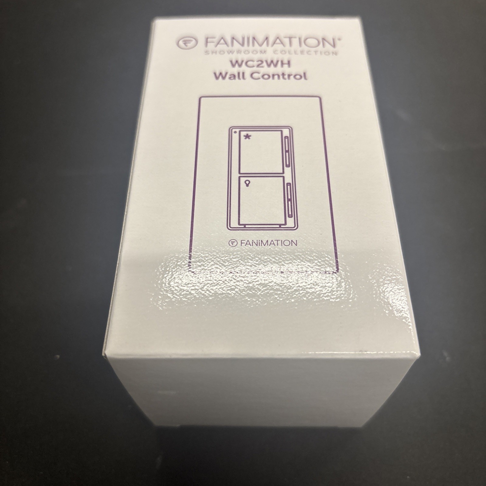 NEW | Fanimation WC2WH 3 Speed Ceiling Fan and Light Wall Control | White