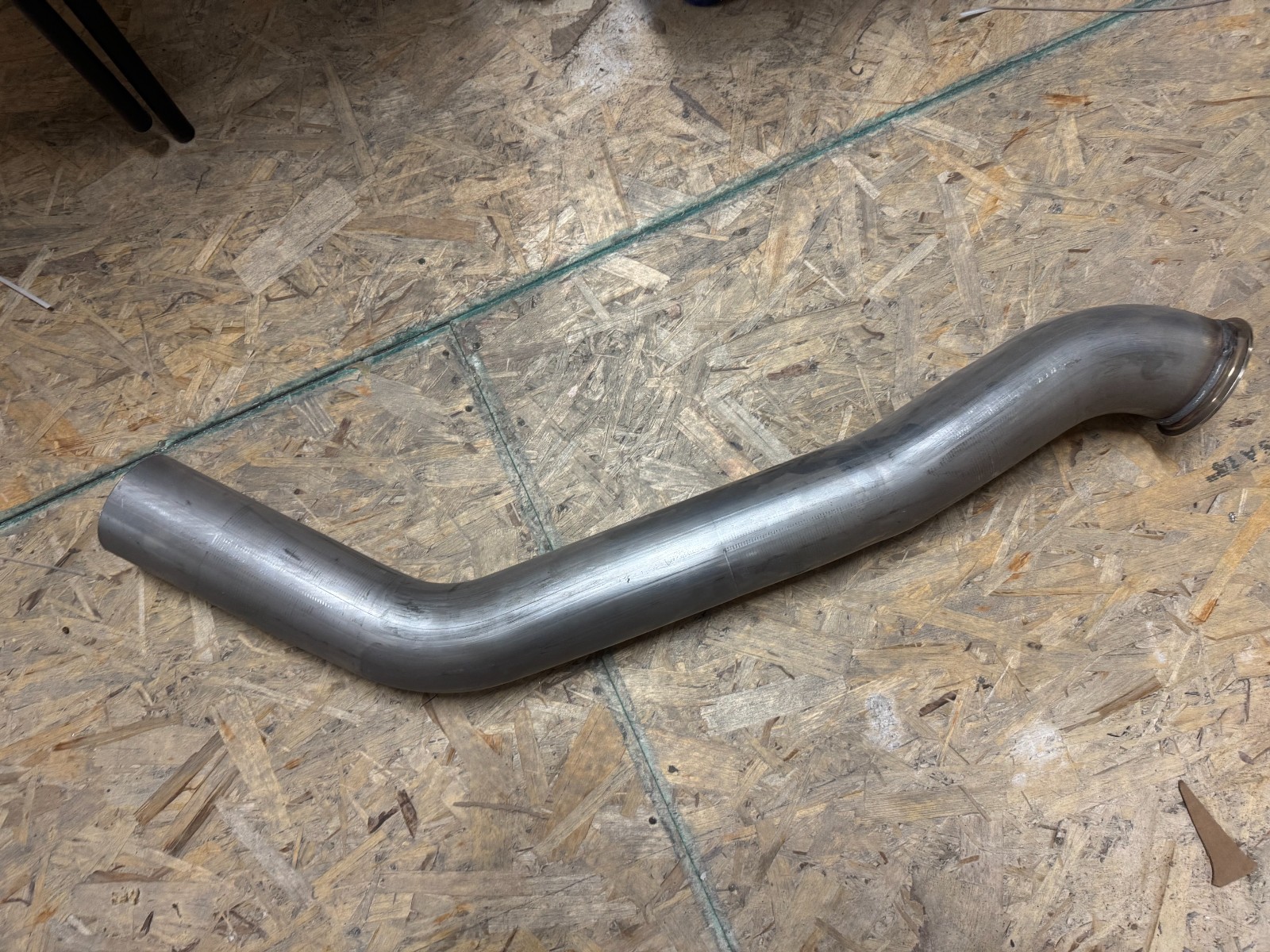 High mount turbo cummins S400 4" turbo downpipe
