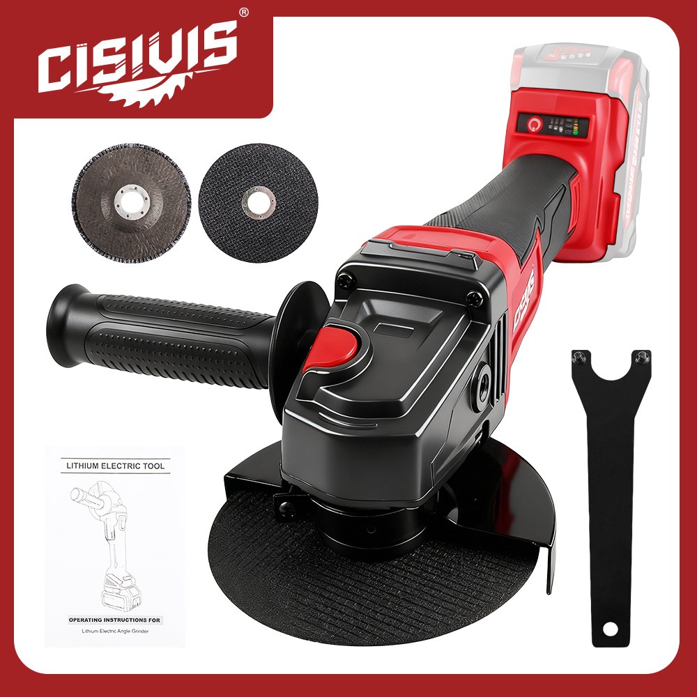 Cisivis Cordless 4-1/2" Brushless  Angle Grinder for Milwaukee M18 Battery