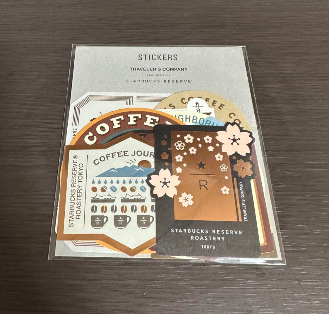 TRAVELER’S notebook for Starbucks Reserve Roastery Tokyo Stickers Set