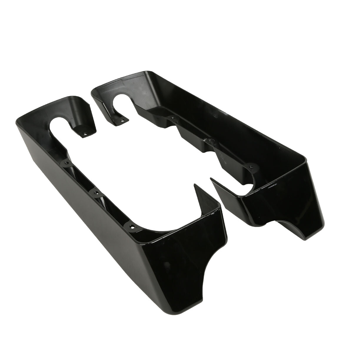 4" Stretched Extended Hard Saddlebag Extensions Fit For 1994-2013 Harley Touring