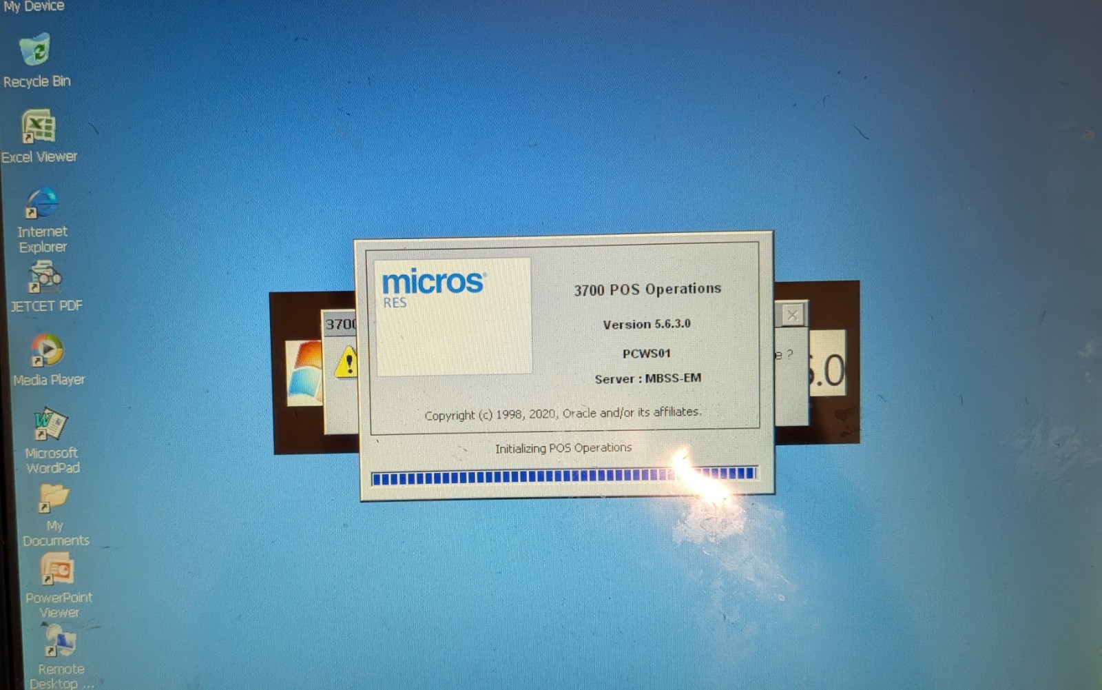 MICROS 5A POS Touchscreen Terminal Windows CE Tested NO STAND Free Shipping