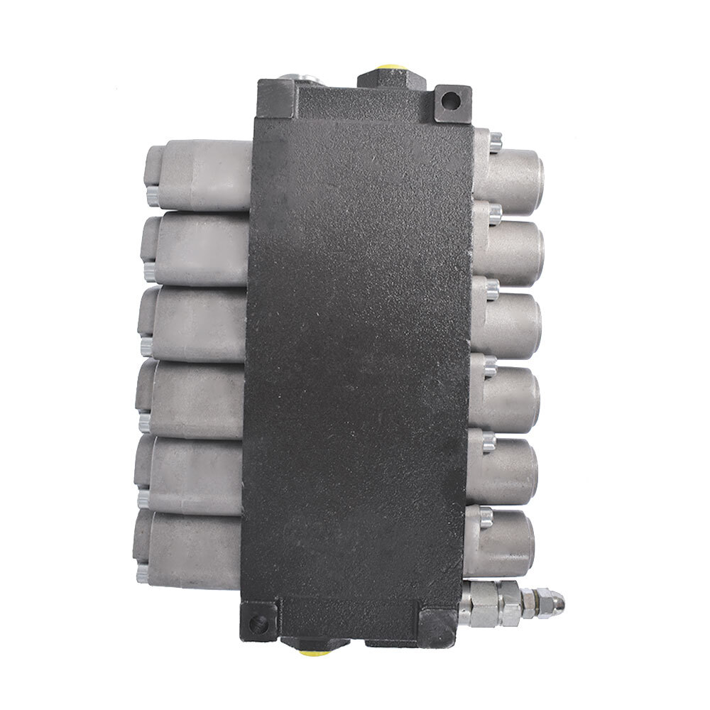 Hydraulic Control Valve Double Acting 6 Spool 13 GPM 3600 PSI SAE Ports New