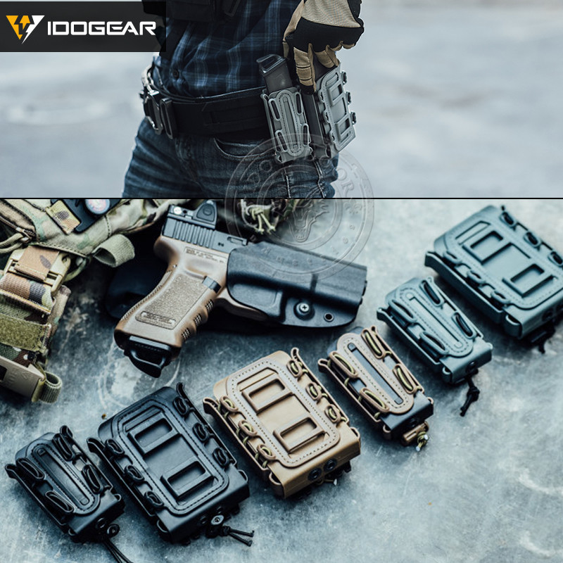 IDOGEAR Military 5.56 Magazine Pouch Mag Carrier Mag Pouch Holder MOLLE 9mm