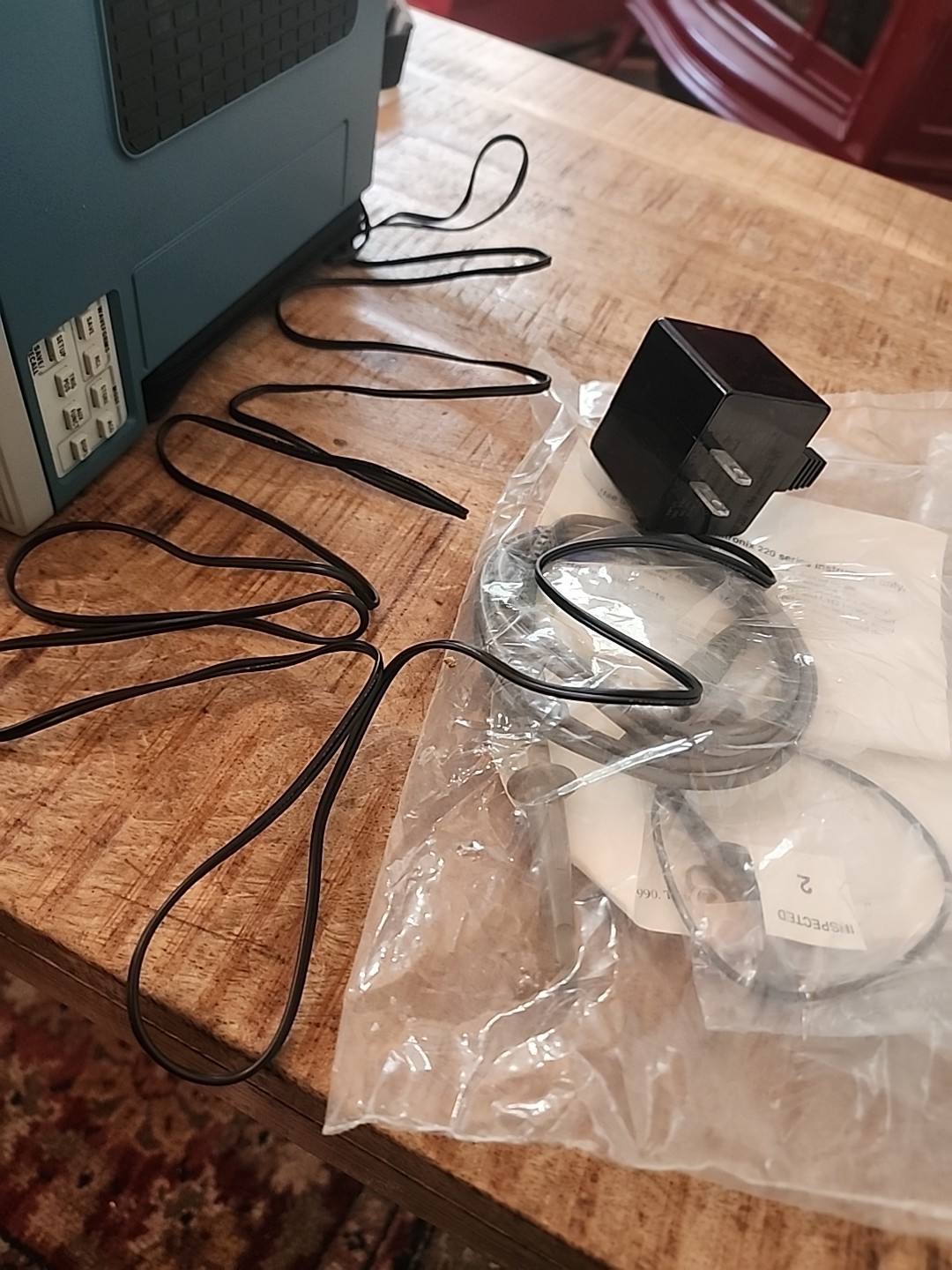 Tektronix Digital Oscilloscope 222A 12V Power Supply Carrying Case NEW Probe Set