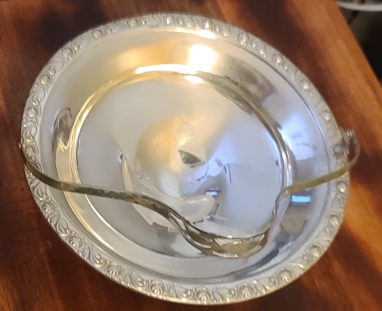 👑NICE👑 Sterling Silver Handled Candy Dish 💥145 Grams💥(weighted)