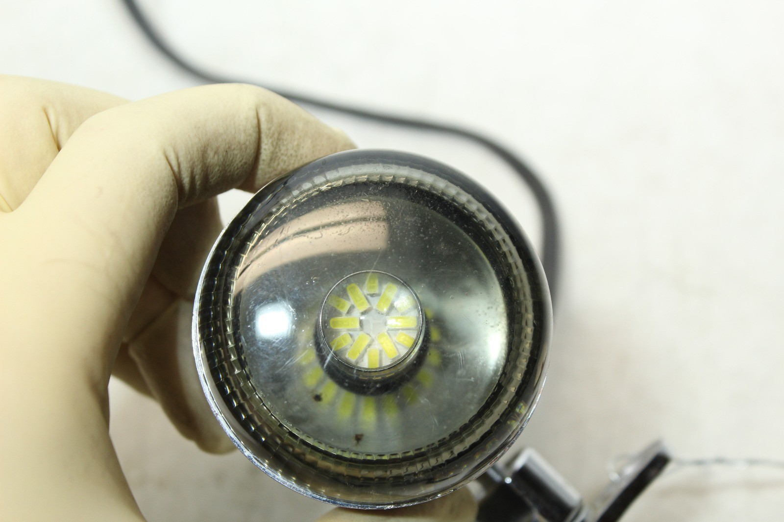 Harley Softail Dyna Sportster OEM Front Turn Signal Set Pair Chrome Bullet Style