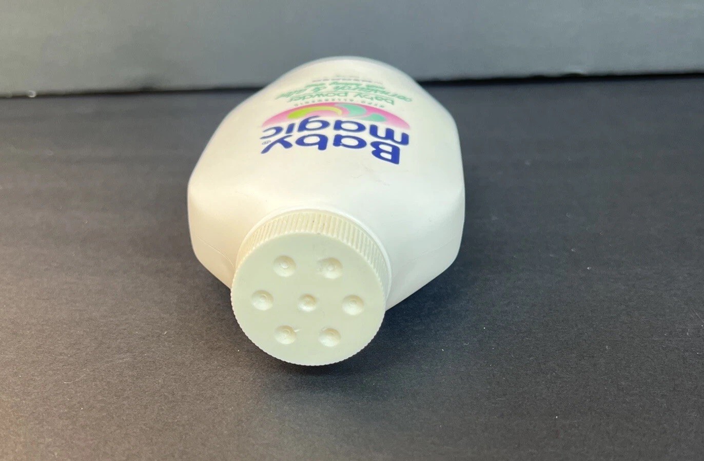 Vintage Baby Magic BABY POWDER by MENNEN 4oz 90% full Cornstarch Aloe