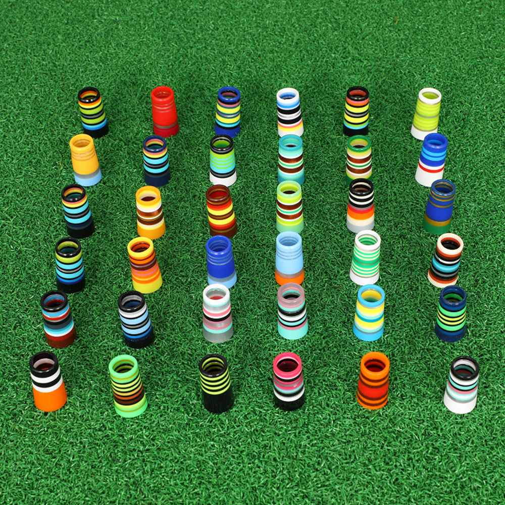 10pcs Hard Color Golf Shaft Ferrule Fit Iron Wedge Club 9*24.5*14mm Tip.355